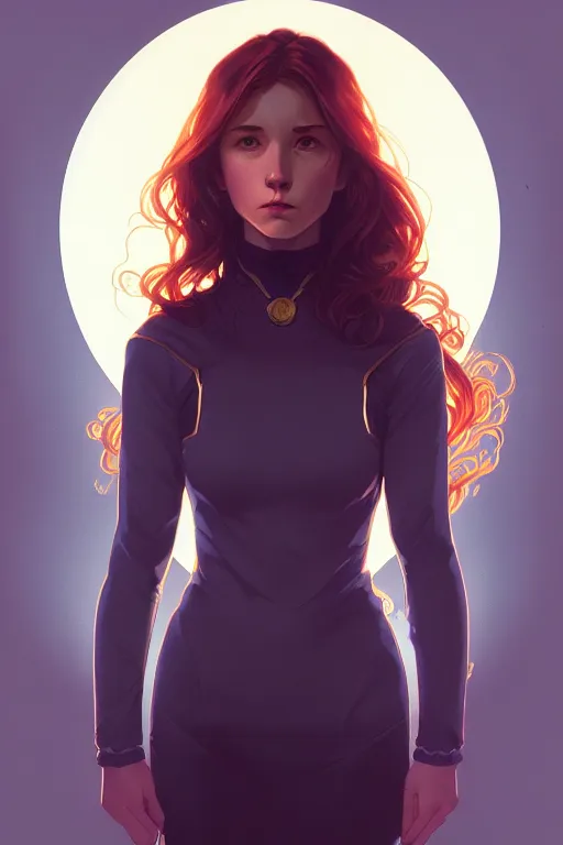 Prompt: a portrait of kitty pryde, fantasy, sharp focus, intricate, elegant, digital painting, artstation, matte, highly detailed, concept art, illustration, ambient lighting, art by ilya kuvshinov, artgerm, alphonse mucha, and greg rutkowski