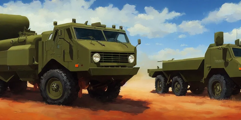 Image similar to one hundred percent accurate image of the himars vehicle by rhads
