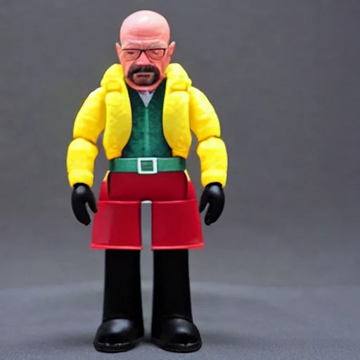 Prompt: Walter white mcdonald toy