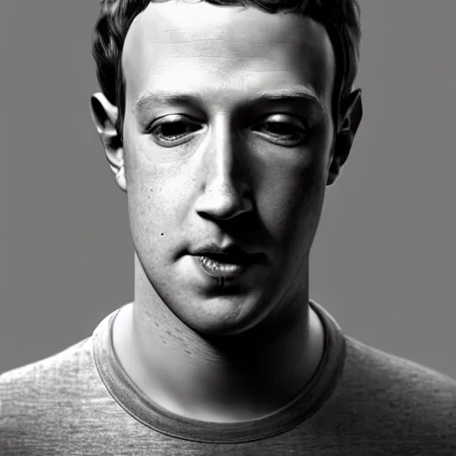 Image similar to Mark Zuckerberg smoking multiple cigarettes, portrait by Cedric Peyravernay, highly detailed, excellent composition, cinematic concept art, dramatic lighting, trending on ArtStation