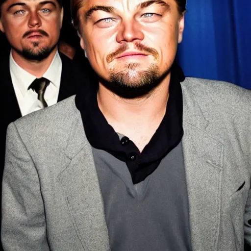 Image similar to drunk leonardo dicaprio mugshot