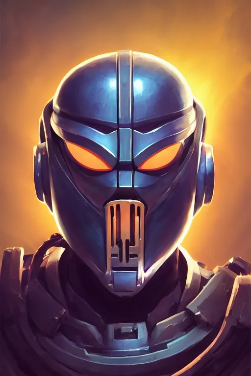 Image similar to epic mask helmet robot ninja portrait stylized as fornite style game design fanart by concept artist gervasio canda, behance hd by jesper ejsing, by rhads, makoto shinkai and lois van baarle, ilya kuvshinov, rossdraws global illumination radiating a glowing aura global illumination ray tracing hdr render in unreal engine 5