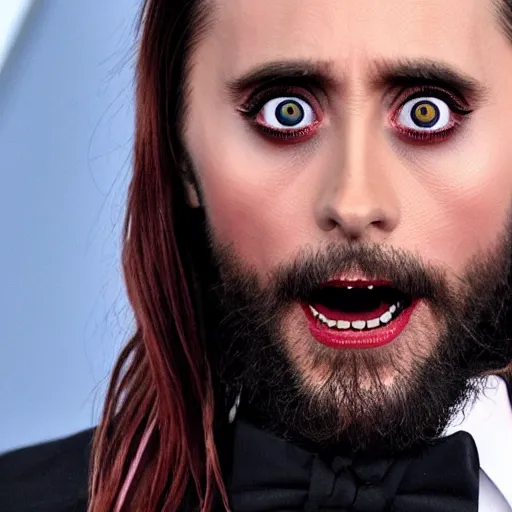 Image similar to scary jared leto