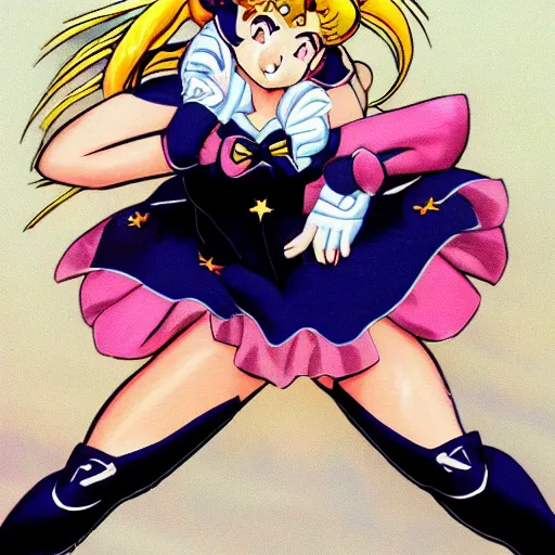 Image similar to thicc sailor moon