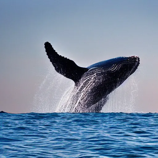 Prompt: a photo of a whale eating a rock, fast shutter speed, high speed, action photo, 1 / 1 0 0 0 sec shutter