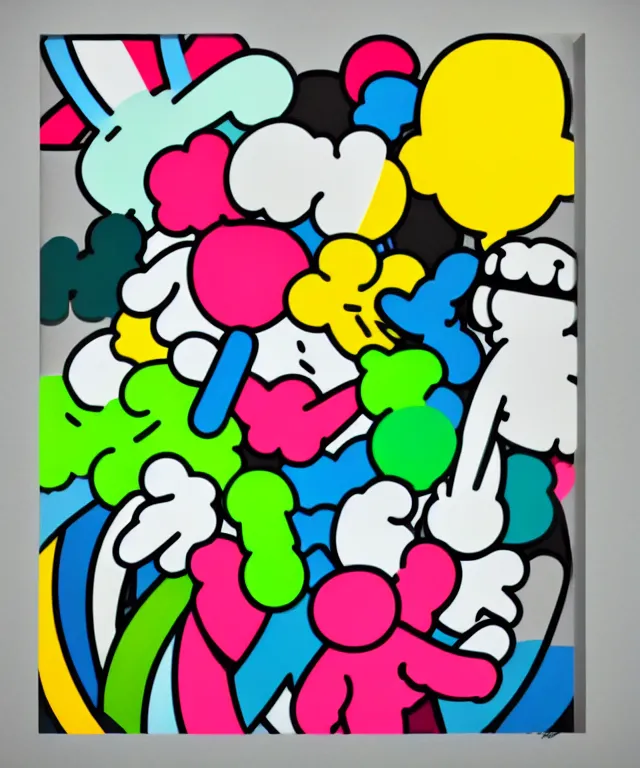 Image similar to kaws artwork