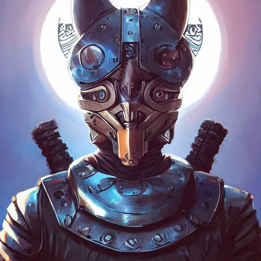 Image similar to cyberpunk viking helmet mask warrior goddess robot ninja fantasy, art gta 5 cover, official fanart behance hd artstation by jesper ejsing, by rhads, makoto shinkai and lois van baarle, ilya kuvshinov, ossdraws