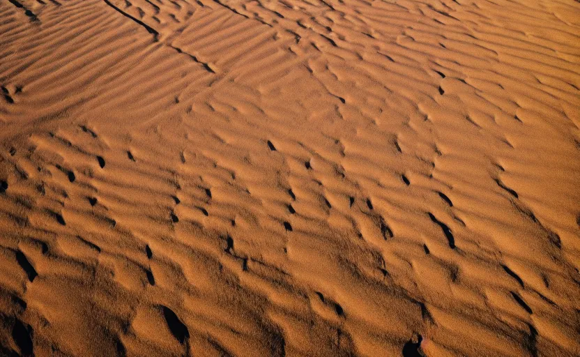 Image similar to top view of a desert, natural light, cinematic lighting, 8 k