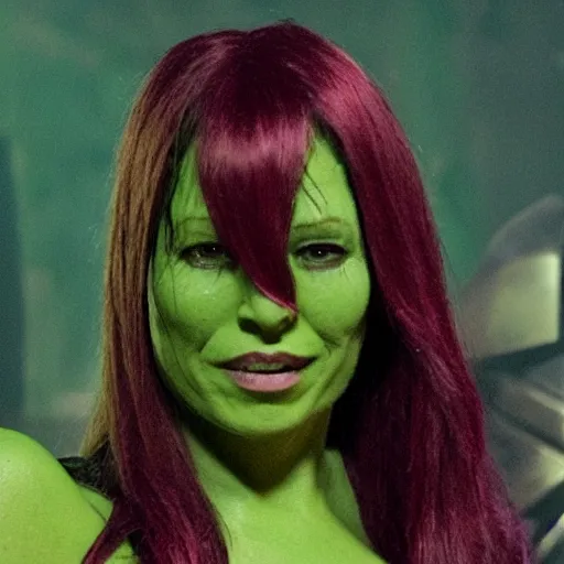 Image similar to Wendy James as Gamora