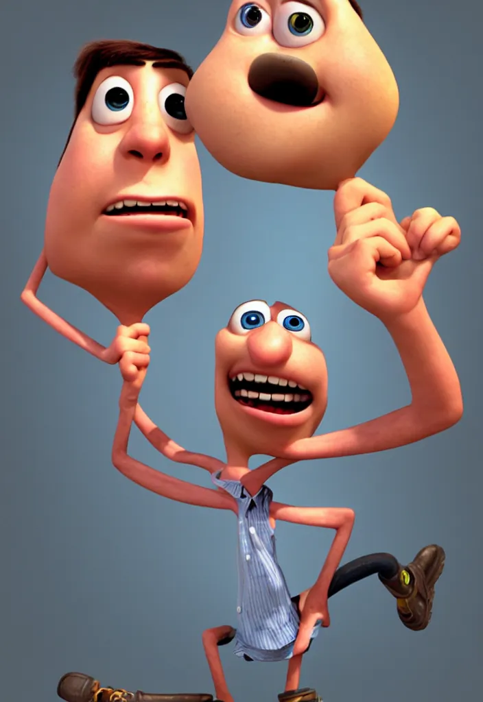 Image similar to Andrew tate as a pixar character