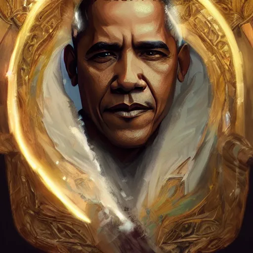 Prompt: obama in game of thrones, highly detailed digital painting, artstation, concept art, smooth, sharp focus, illustration, art by artgerm and greg rutkowski and alphonse mucha