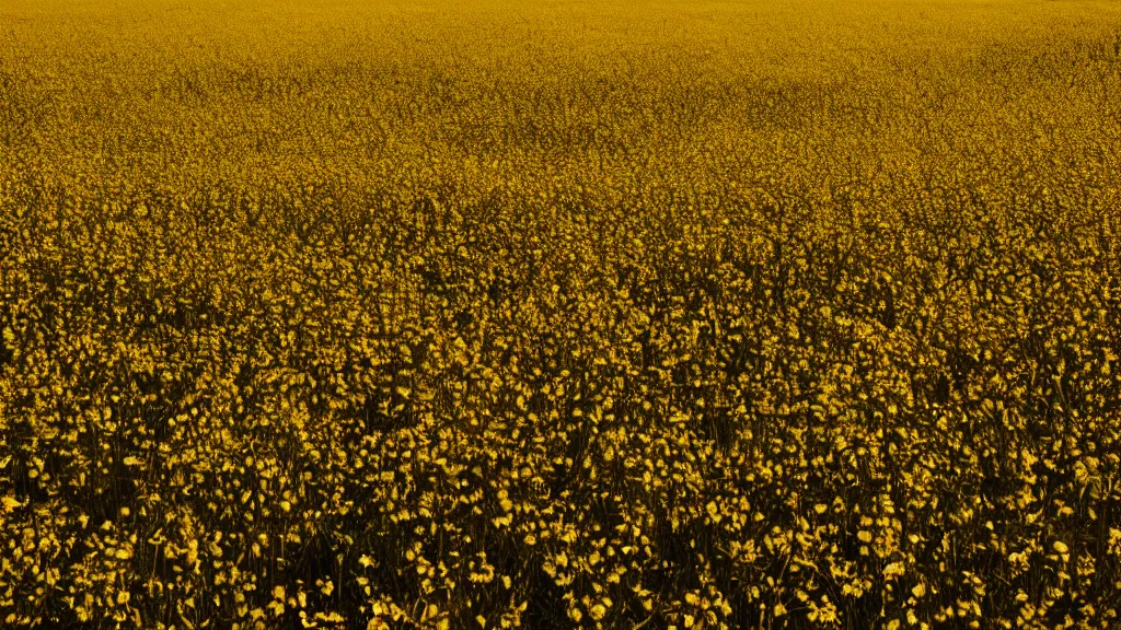 Prompt: a field of gold. high exposure