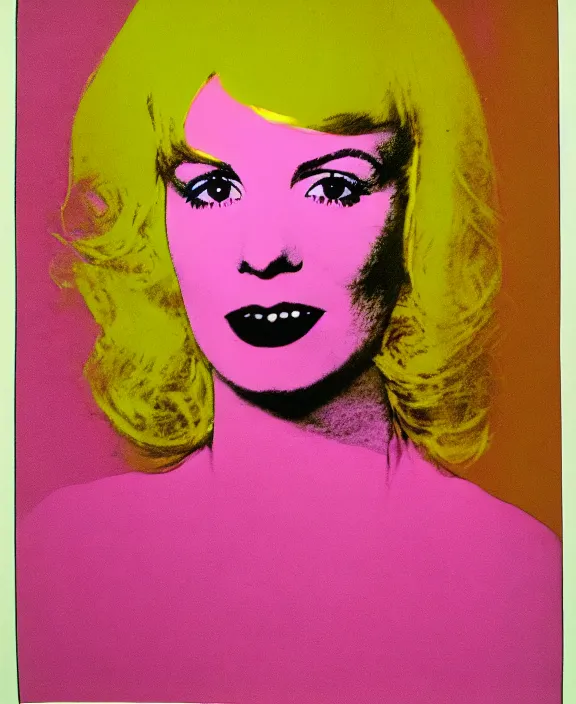 Prompt: nico by andy warhol