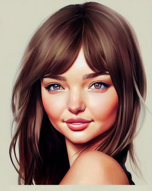 Image similar to portrait of Miranda Kerr as Anime girl cute-fine-face, full body! pretty face, realistic shaded Perfect face, fine details. Anime. realistic shaded lighting by Ilya Kuvshinov Giuseppe Dangelico Pino and Michael Garmash and Rob Rey