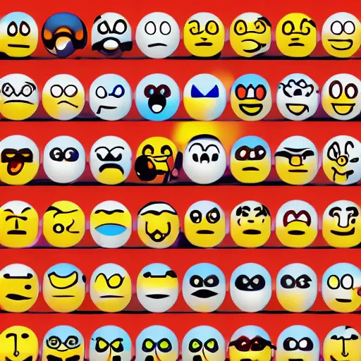 Image similar to sad facial expression emoji vector art on a white background, 4K,