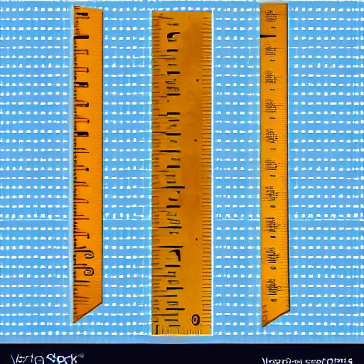 Image similar to a clip art of a ruler, vector image