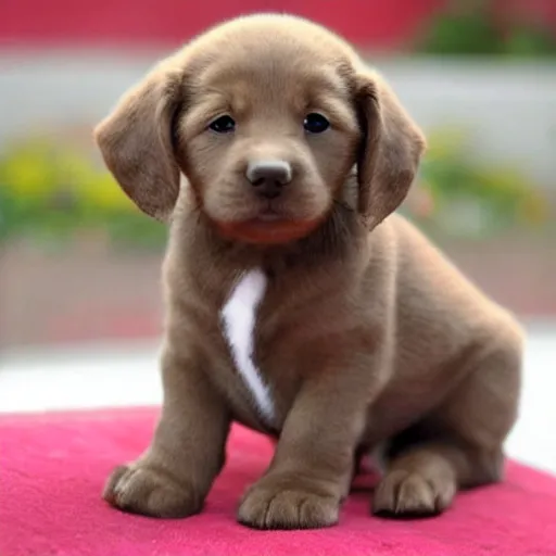 Image similar to adorable crimson puppy