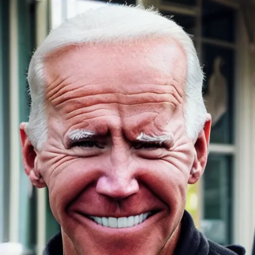 Image similar to man with giant nose that looks like joe biden