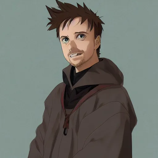 Image similar to portrait of jesse pinkman as the master of the five elements, anime fantasy illustration by tomoyuki yamasaki, kyoto studio, madhouse, ufotable, trending on artstation