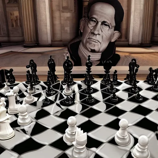 Walter white and Jesse pinkman play chess, dark room,, Stable Diffusion