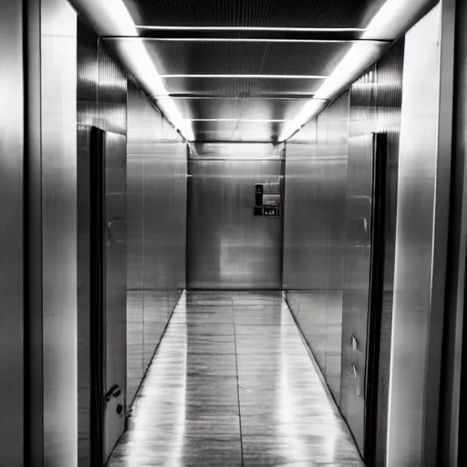 Image similar to mystical experiences in an elevator