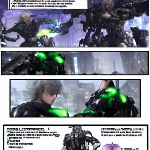 Image similar to the worlds funniest metal gear rising : revengeance meme