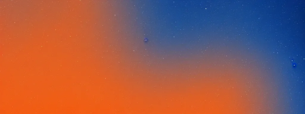 Prompt: depth of space, orange and blue color scheme, 4 k