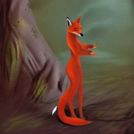 Image similar to female humanoid fox