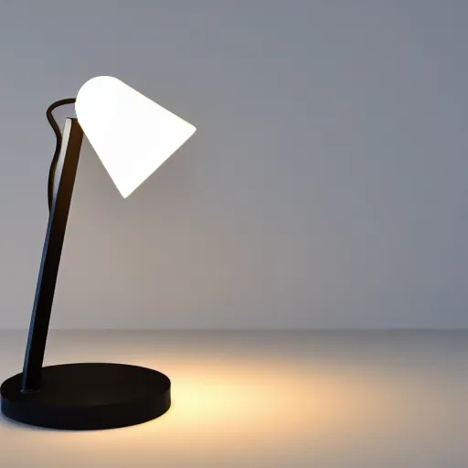 Image similar to a 3 d render of a beautiful desk lamp on a desk, 3 d render, octane render, 4 k