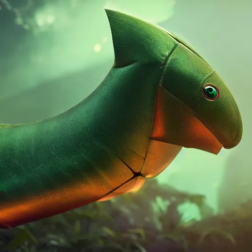 Image similar to photography of a realistic metapod animal, ultra detailed, 8 k, cinematic lighting, natural background, trending on artstation, pokemon