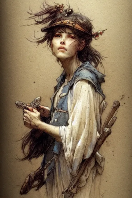 Image similar to (((((bible character . muted colors.))))) by Jean-Baptiste Monge !!!!!!!!!!!!!!!!!!!!!!!!!!!