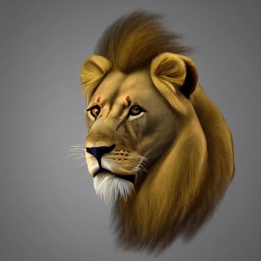 Prompt: lion by pedro correa