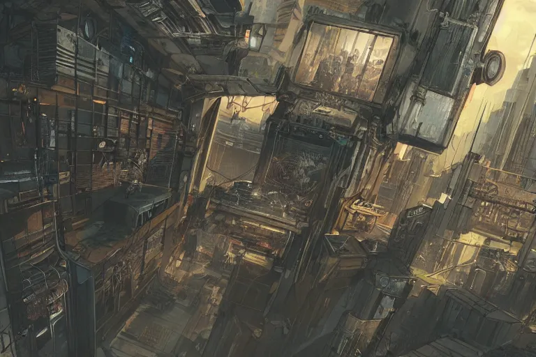 Image similar to a cyberpunk, sci-fi skatepark, trending on art station, detail, dystopian