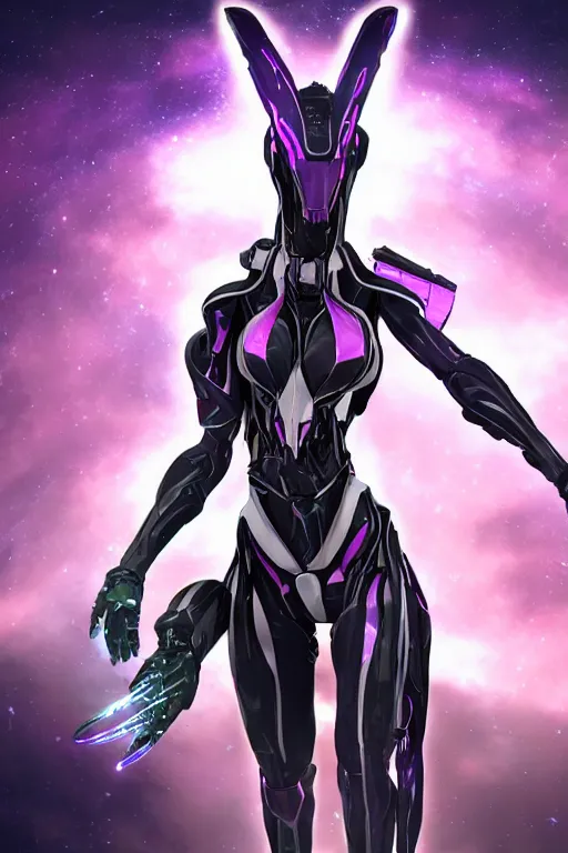 Prompt: galactic hyperdetailed elegant beautiful stunning giantess anthropomorphic mecha sexy hot female snake goddess, sharp spines, sharp mecha snake head, sharp purple eyes, sharp black skin, sharp black armor, bigger than galaxy, epic proportions, epic scale, epic size, snake art, warframe fanart, furry, goddess, giantess, furaffinity, octane render