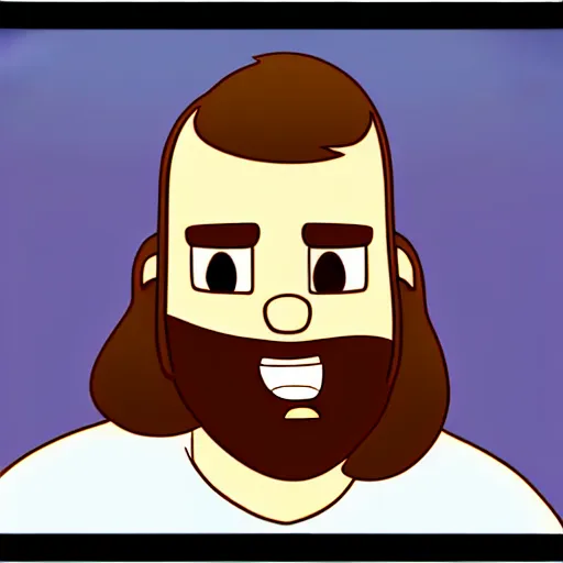 Prompt: A portrait of JesusAVGN twitch streamer, hasselblad photo, intrecate light, 8k resolution, loony tunes style