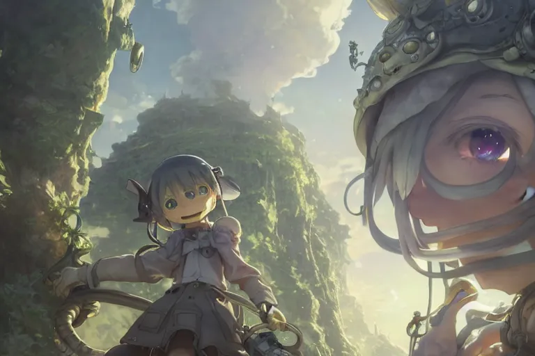 Prompt: made in abyss concept art wlop Stanley Artgerm, WLOP, Rossdraws, James Jean Andrei Riabovitchev, Marc Simonetti, Yoshitaka Amano greg rutkowski, alphonse mucha trending on artstation pixiv hyperdetailed Unreal Engine 4k 8k ultra HD