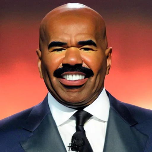 Image similar to steve harvey with hair