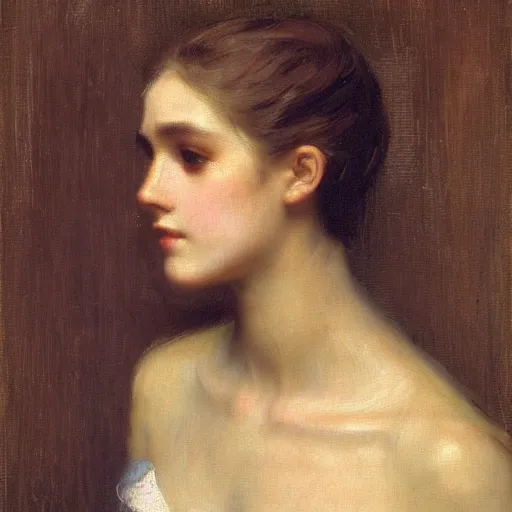 Image similar to portrait of a female android!!!!!! by charles amable lenoir