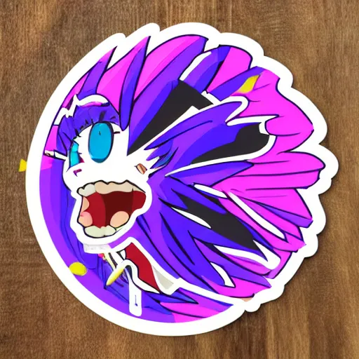 Image similar to Euphoric anime png sticker