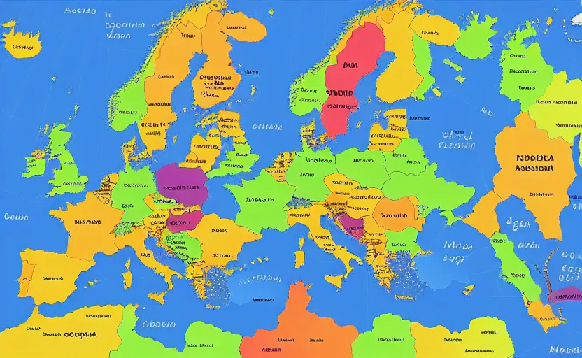 Image similar to map of all the countries in europe