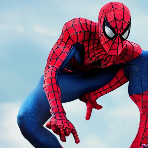 Image similar to still of spiderman in ( the boys )