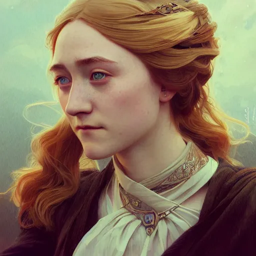 Prompt: true-to-life Saoirse Ronan, intricate, elegant, highly detailed, digital painting, artstation, concept art, sharp focus, illustration, art by artgerm and greg rutkowski and alphonse mucha and loish and WLOP