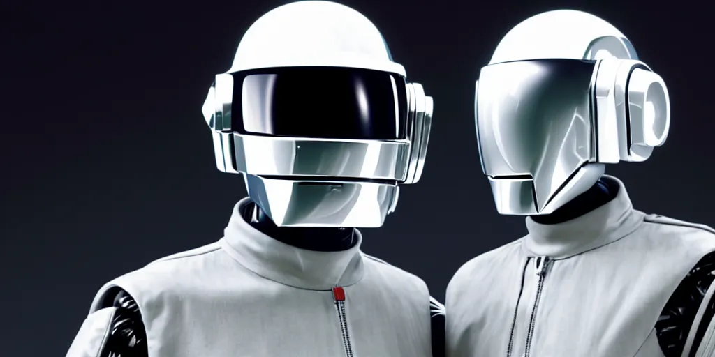 Prompt: high quality daft punk robots with extremely organic design by Luigi Colani, highly capsuled, simple elegant design, some red accents, very coherent symmetrical artwork, cinematic, incredibly detailed, octane render, unreal engine, 8k, Vibrant colors, Smooth gradients, High contrast, Artstation, Product shot, studio spotlight