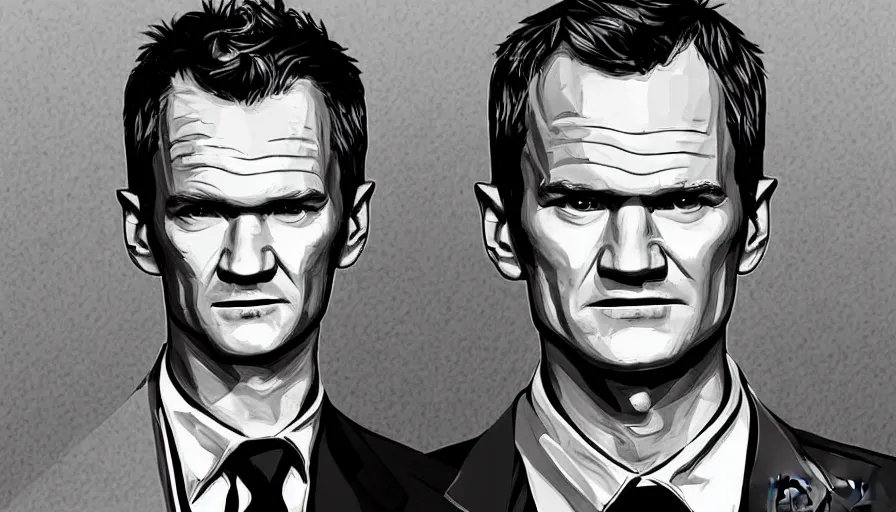 Prompt: Neil Patrick Harris in GTA V artwork style, digital art