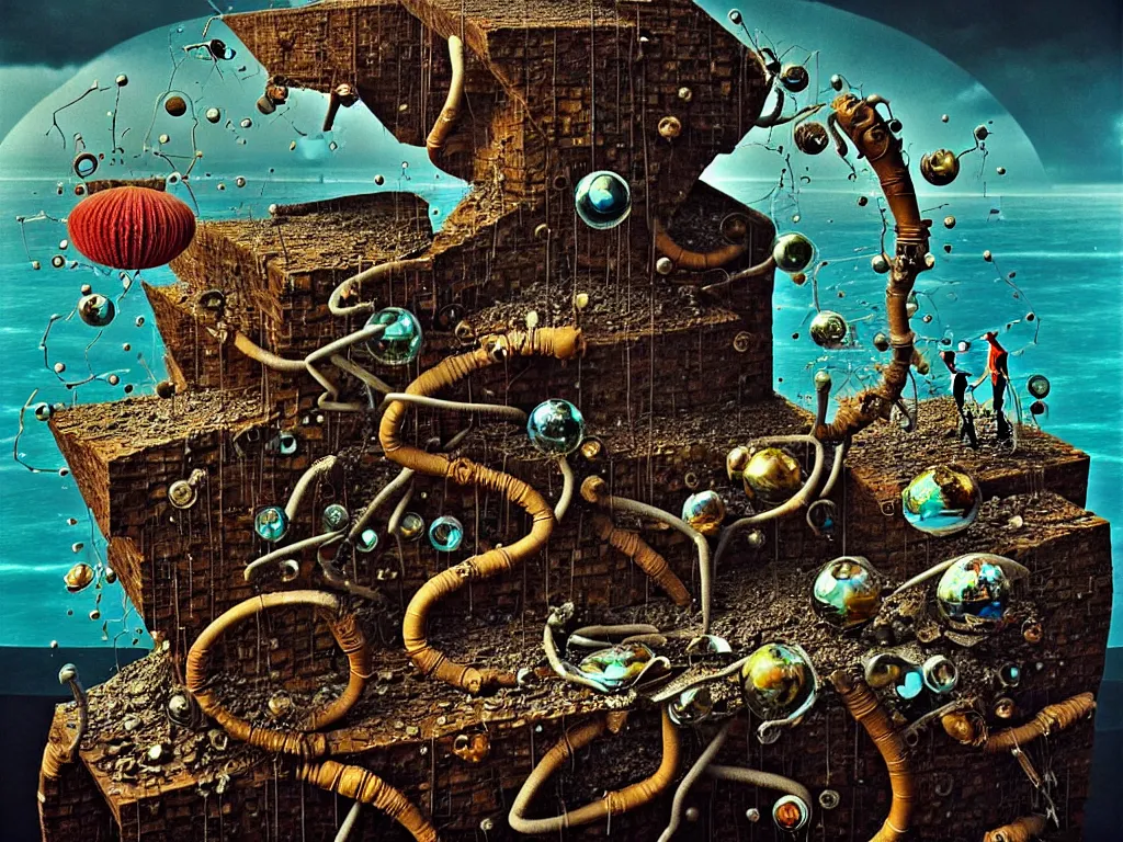 Image similar to highly detailed photo of dissolution of life, trending on deviantart, neo surrealism, sharp focus, a lot of little details, octane, masterpiece, art by max ernst