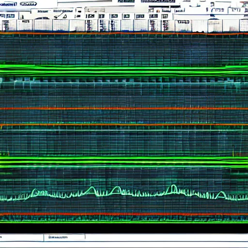 Image similar to the sound of one - hand clapping, oscilloscope wave - form