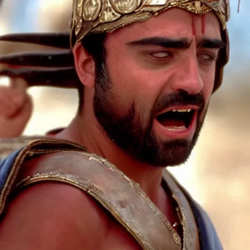 Image similar to still of xavi hernandez in gladiator ( 2 0 0 0 )