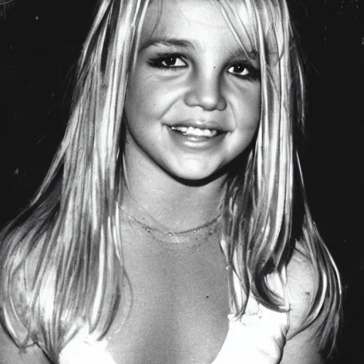 Prompt: a photo of young britney spears