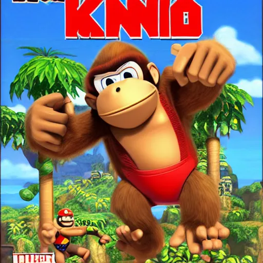 Image similar to donkey kong cover art