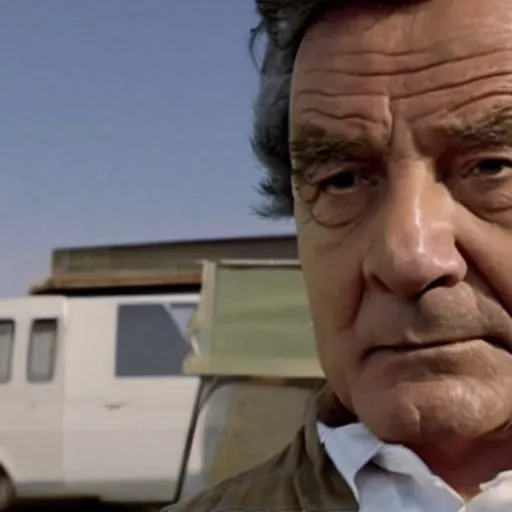 Prompt: still image of columbo in breaking bad